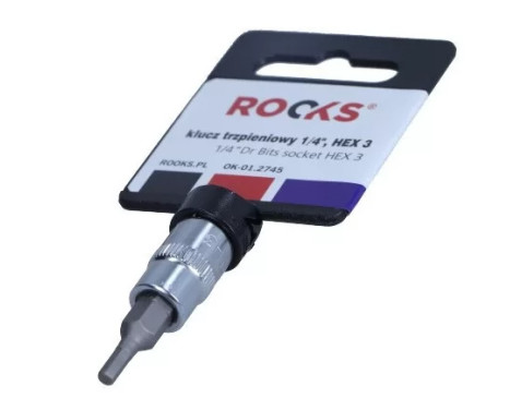 Rooks Bit Socket 1/4", Allen 3