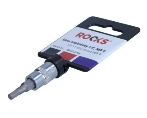 Rooks Bit Socket 1/4", Allen 4