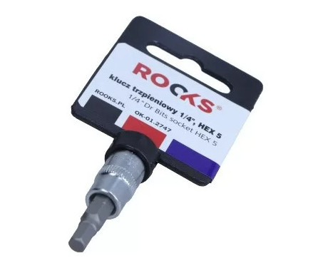Rooks Bit Socket 1/4", Allen 5