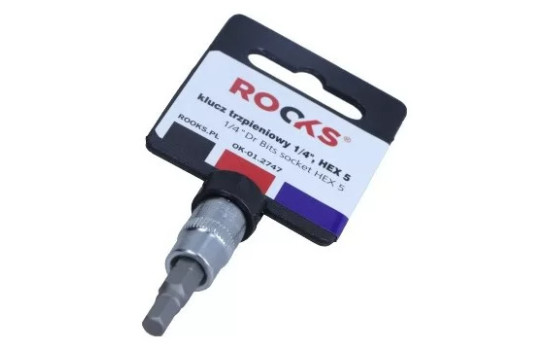 Rooks Bit Socket 1/4", Allen 5