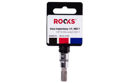 Rooks Bit Socket 1/4", Allen 7