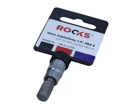 Rooks Bit Socket 1/4", Allen 8