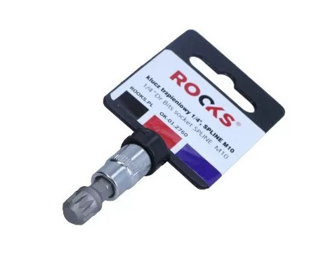 Rooks Bit Socket 1/4", multi-tooth M9