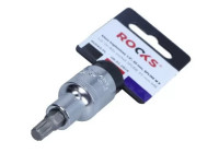 Rooks Bits Socket 1/2, 55 MM, Mångatands M8