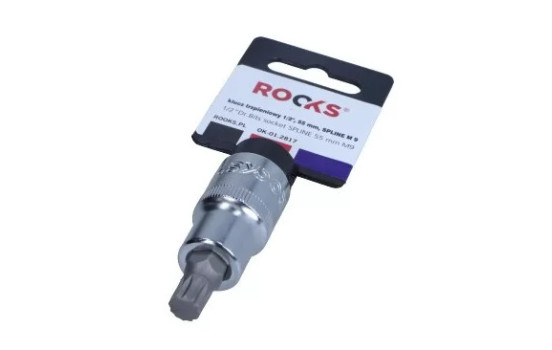 Rooks Bits Socket 1/2, 55 MM, Mångatands M9