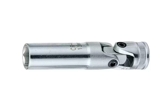 Force knäledshylsa 3/8", 6-sidig lång 17mm
