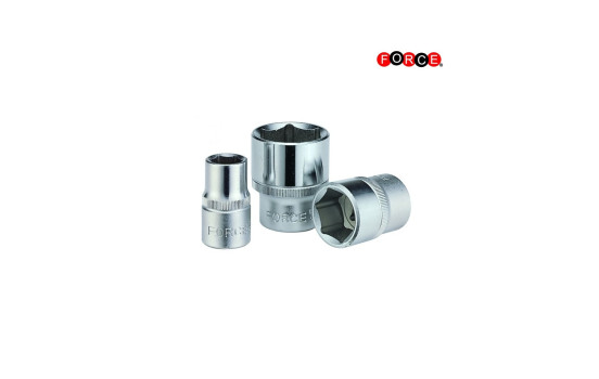 Force Sockel 3/8" 6-sidig 20mm