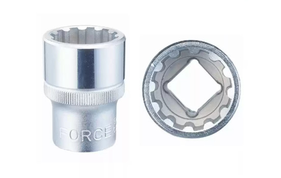 Kraftsockel 1/4", Multi-tand 4mm