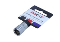 Rooks Sockel 1/4", 6-sidig, 11 mm