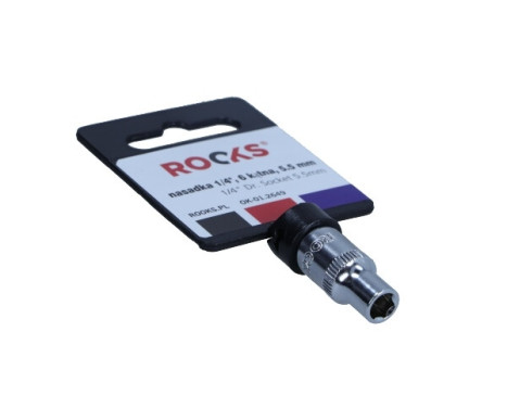 Rooks Sockel 1/4", 6-sidig, 5,5 mm