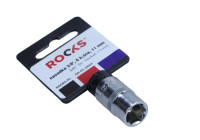 Rooks Sockel 3/8", 6-sidig, 11 mm