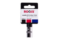 Rooks Sockel 3/8", 6-sidig, 12 mm