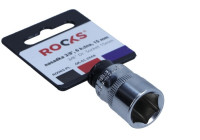 Rooks Sockel 3/8", 6-sidig, 15 mm