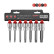 7 st 1/2" DR. Spline socket bitset (100 mmL), miniatyr 2