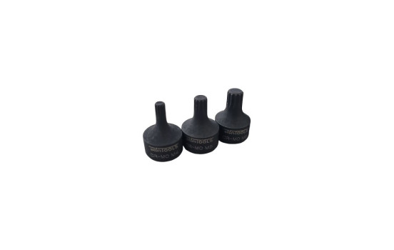 9-delad Stubby Impact Spline Bit Sockel Set M4 till M18 Low Profile, bild 10