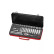Force 3/8" 6-kantshylsnyckelsats 35 delar