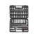 Force 3/8" 6-sidig flanksockelsats 61 delar