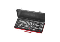 Force 3/8" Socket Set 6-sidigt 61 delar