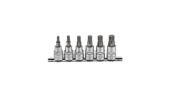 Force Bits hylsor 3/8" Multi-tooth 6 stycken