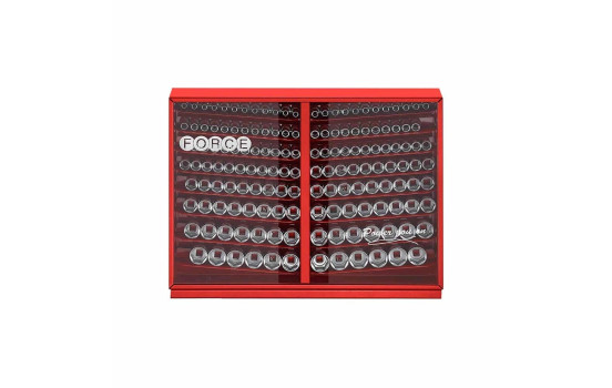 Force Socket Set 1/2" 12-punkts SAE 153 stycken