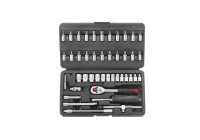 Force Socket Set 1/4" 12-punkts 46-delar