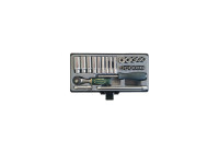 Force Socket Set 1/4" 12-punkts SAE 25 stycken