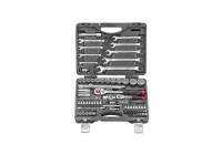 Force Socket Set 1/4", 5/16" & 1/2" 12-punkts 82-delar