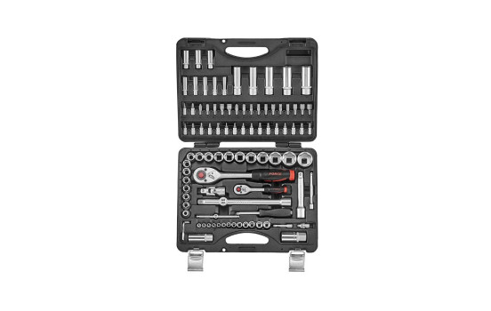 Force Socket Set 1/4", 5/16" & 1/2" 12-punkts 94-delar