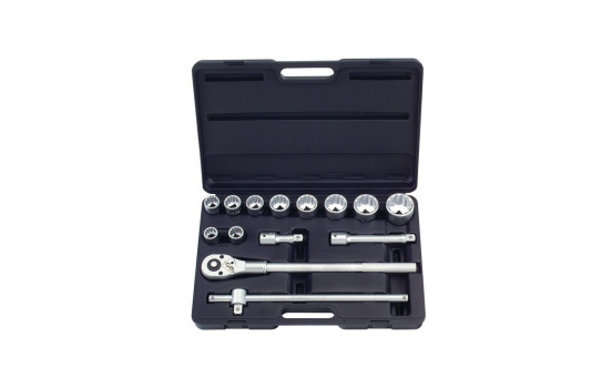 Force Socket Set 3/4" 12-punkts SAE 14-delat, bild 2