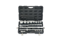 Force Socket Set 3/4" 12-sidig 24 delar