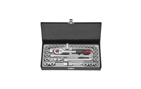 Force Socket Set 3/8" 6-sidig 35-delar