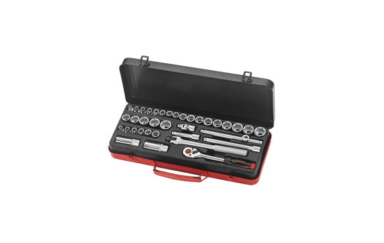 Force Socket Set 3/8" 6-sidig 36-delar