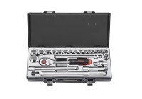 Hylsnyckelsats 1/2" golfprofil SAE 24 delar