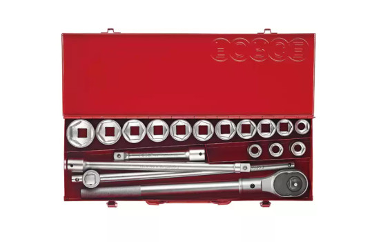 Hylsnyckelsats 3/4" 12-sidig 18 delar