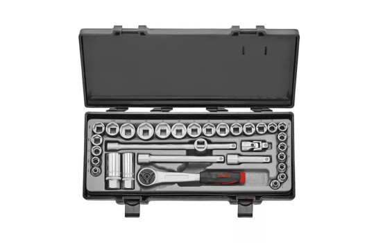 Hylsnyckelsats 3/8" 6-sidig 32 delar