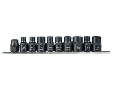 Rooks Socket set 1/2" specialverktyg, 10 stycken