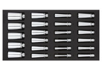 Sonic Socket Set 3/8", SFS 1/3 Long 23-Piece