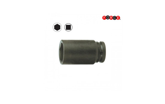 Force cap 1" fyrkantigt & 6-sidigt bakhjul *kraft* 41x21mm