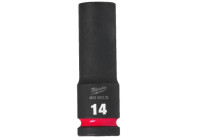 Milwaukee SHOCKWAVE™ Krafthylsa 1/2" lång 14 mm - 1 styck