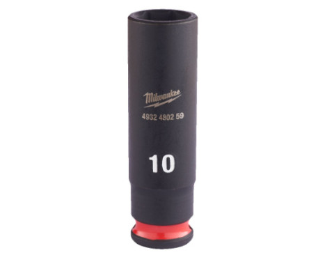 Milwaukee SHOCKWAVE™ Krafthylsa 1/4" djup 10 mm - 1 st