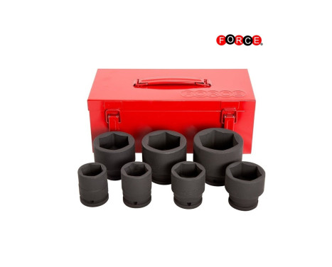 Force 3/4" Krafthylsnyckelsats 6-sidig 7 delar