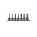 Force 3/8" insexnyckel i 7 delar, miniatyr 2