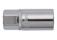 Tändstiftslock 1/2", med gummiring 21mm