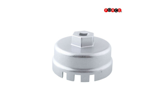 3/8" aluminium oljefilterlock 64,5 mm 14-sidigt med 6 klackar, bild 3
