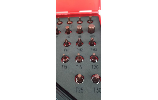 Rooks Momentnyckelsats 1/2", 3/8", 1/4", med hylsor, 33 delar, bild 2