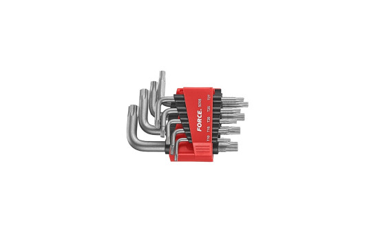 Force Torx-vinkelnyckelsats 9 delar