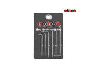 Force Torx-vinkelnyckelsats lång 6-delad