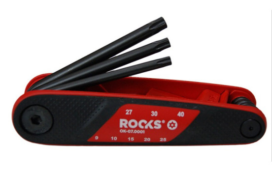 Rooks nyckelset Torx TR9-TR40, 7-delat, bild 2