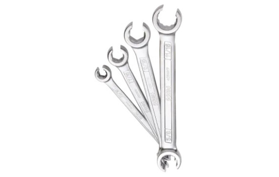 Ringnyckelset "öppen modell" (SAE) 4 st.