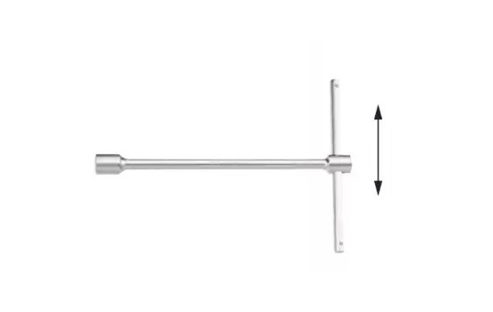 Justerbar insexnyckel med T-handtag, 14 mm